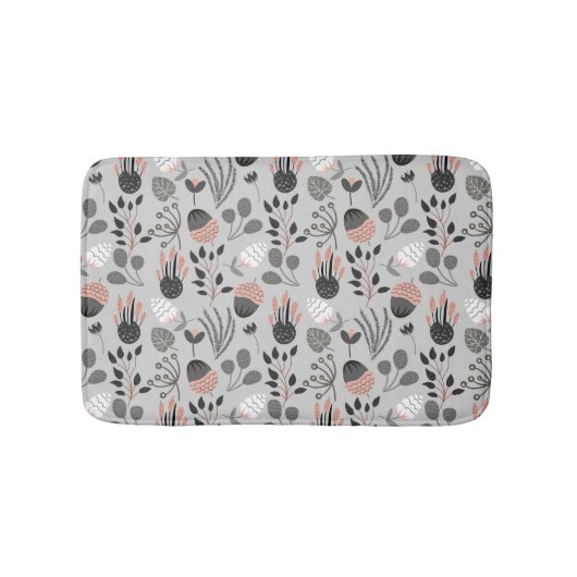 Farbenvolles Sommermuster Badematte (Vorderseite)