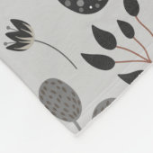 Farbenvolles Sommermuster Fleecedecke (Ecke)