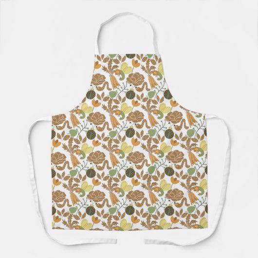 Farbenvolles Sommermuster Schürze (Vorderseite)