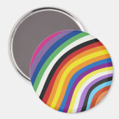 Farbenvolles Streifenmuster für das Flag Magnet (Vorderseite/Rückseite)