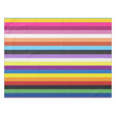 Farbenvolles Streifenmuster für das Flag Tischdecke (Vorderseite (Horizontal))