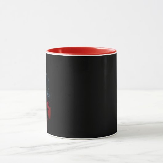 Farbenvolles Superhelden-Design Tasse (Zentrum)