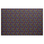 Farbenvolles X-Ray Skulls-Muster Stoff (Yard (91,4 cm))