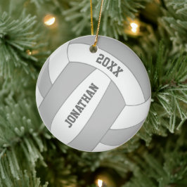 Farbenvolleyball Keramik Ornament