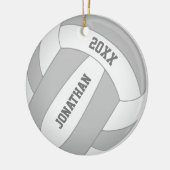 Farbenvolleyball Keramik Ornament (Links)