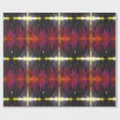 Farbenwald gestanztes Glas Kreuz Geschenkpapier (Flach)