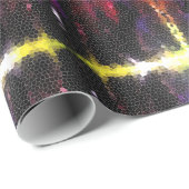 Farbenwald gestanztes Glas Kreuz Geschenkpapier (Rolleneckpunkt)