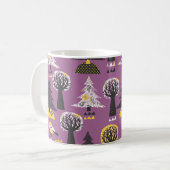 Farbenwald mit Vogelschutzzunge Kaffeetasse (Vorderseite Links)