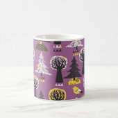 Farbenwald mit Vogelschutzzunge Kaffeetasse (Mittel)