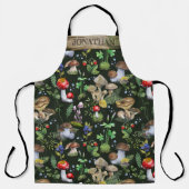 Farbenwald Pilze Moss Name Schürze (Vorderseite)