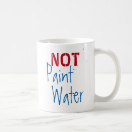Farbenwasser nicht lackieren Wasser für künstleris Kaffeetasse