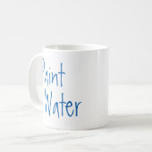 Farbenwasser nicht lackieren Wasser für künstleris Kaffeetasse (Vorderseite Links)