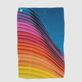 Farbenwelle Golfhandtuch (Vorderseite)