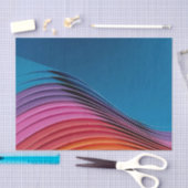 Farbenwelle Seidenpapier (Handwerk)