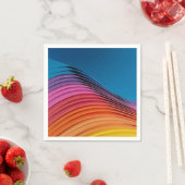 Farbenwelle Serviette (Beispiel)