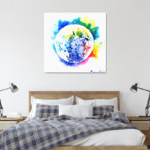 Farbenwelt Leinwanddruck (Insitu (Schlafzimmer))