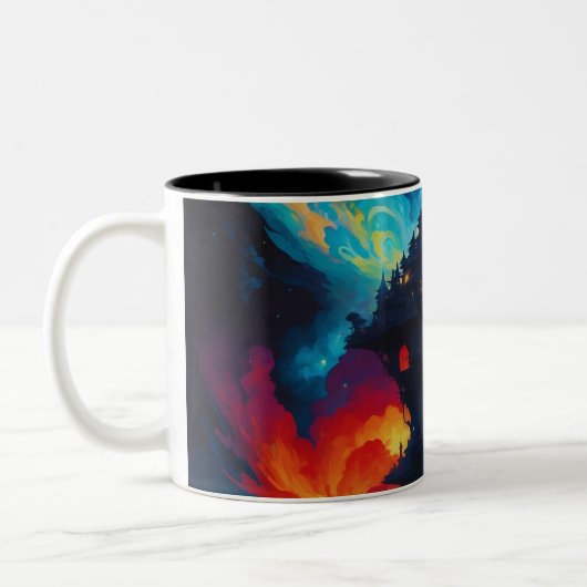 Farbenwelt Zweifarbige Tasse (Links)
