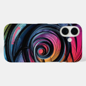 Farbenwirbel Case-Mate iPhone Hülle (Rückseite (Horizontal))