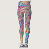 Farbenwirbel leggings (Vorderseite)