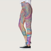 Farbenwirbel leggings (Links)