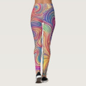 Farbenwirbel leggings (Rückseite)