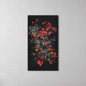 Farbenzellen Leinwanddruck (Vorderseite)