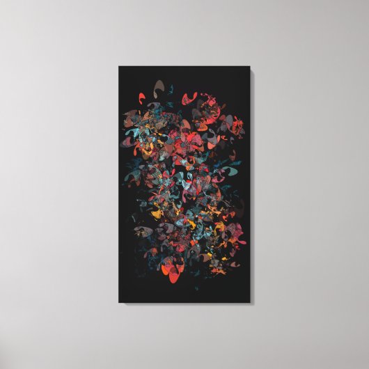 Farbenzellen Leinwanddruck (Vorderseite)