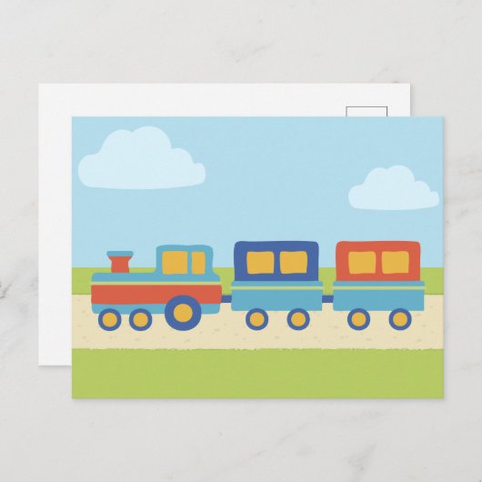 Farbenzug Postkarte (Vorne/Hinten)