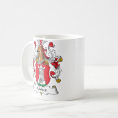 Farber Familienwappen Kaffeetasse (Vorderseite Links)