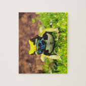Färberfrosch, Dendrobates tinctorius, Puzzle (Vertikal)