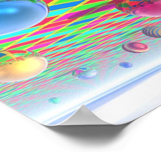 Farberkrankheit der Cerebral Poster (Ecke)