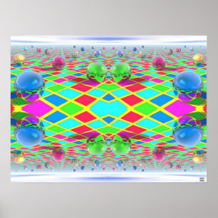 Farberkrankheit der Cerebral Poster