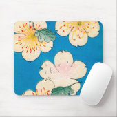 FarbeWoodblock Druck der Hartriegel-Blüten Mousepad (Mit Mouse)