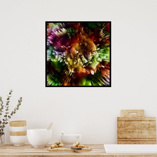 Farbexplosion 2 poster (Küche)