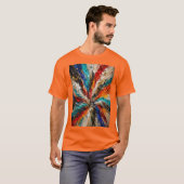 Farbexplosion 3D T-Shirt (Vorne ganz)
