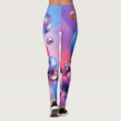 Farbexplosion Abstract Leggings (Rückseite)