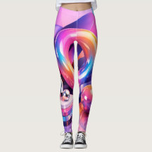 Farbexplosion Abstract Leggings