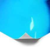 Farbexplosion: Abstrakter Spritzer Poster (Ecke)