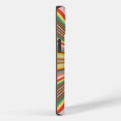 Farbexplosion aus Retro-Streifen Case-Mate iPhone Hülle (Rückseite / Rechts)