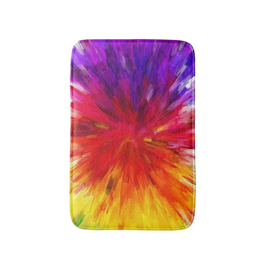 Farbexplosion Badematte (Vorderseite Vertikal)