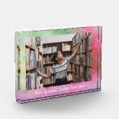 Farbexplosion bei benutzerdefiniertem Text und Fot Fotoblock (Links)