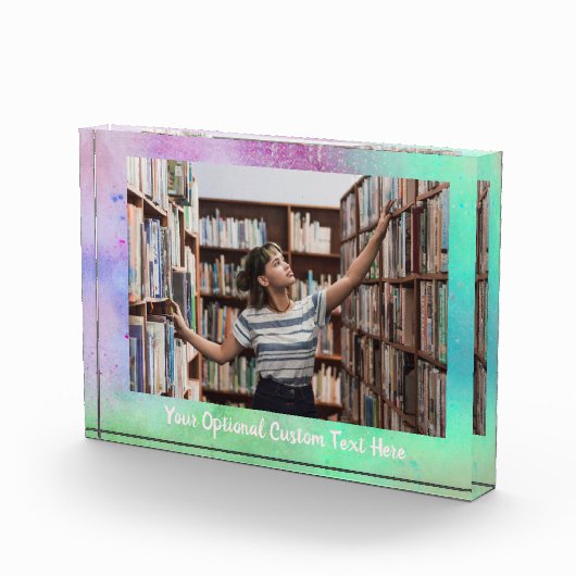 Farbexplosion bei benutzerdefiniertem Text und Fot Fotoblock (Rechts)