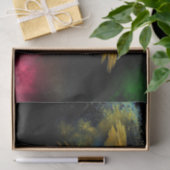 Farbexplosion bei Gelbblättern Seidenpapier (Geschenk)