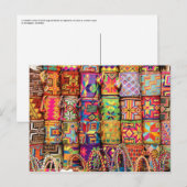 Farbexplosion, Cartagena, Kolumbien Postkarte (Vorne/Hinten)