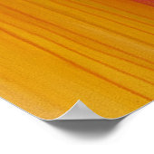Farbexplosion Cascade Abstrakte Explosion Poster (Ecke)