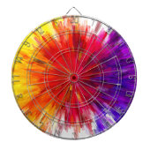 Farbexplosion Dartscheibe (vorne)