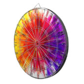 Farbexplosion Dartscheibe (Vorderseite rechts)