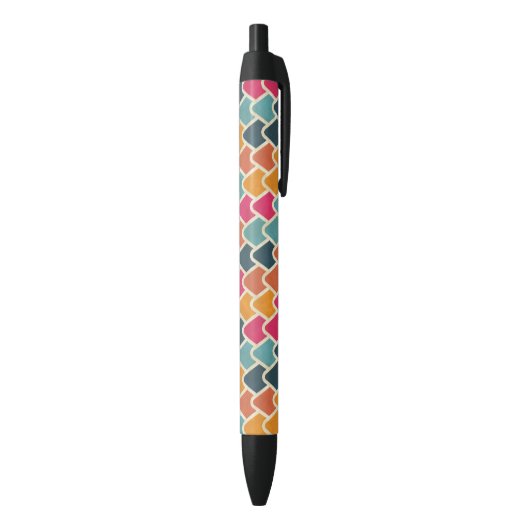 Farbexplosion Geometrisches Design – Moderne Abstr Kugelschreiber (Unterseite (Vertikal))