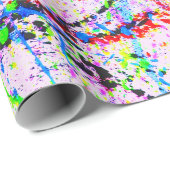 Farbexplosion Geschenkpapier (Rolleneckpunkt)