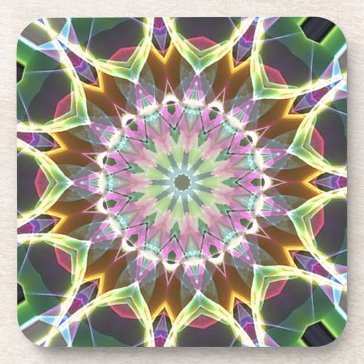 Farbexplosion Getränkeuntersetzer (Vorderseite)